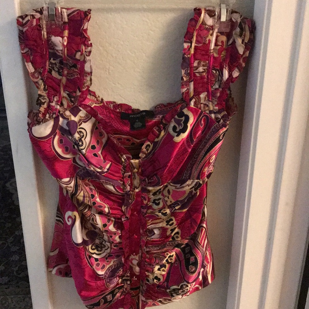 Silk top. Perfect for the holidays